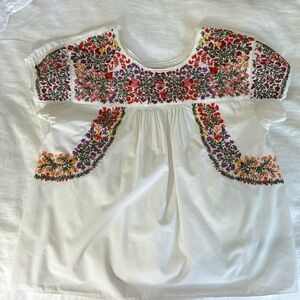 Madewell Embroidered Top
